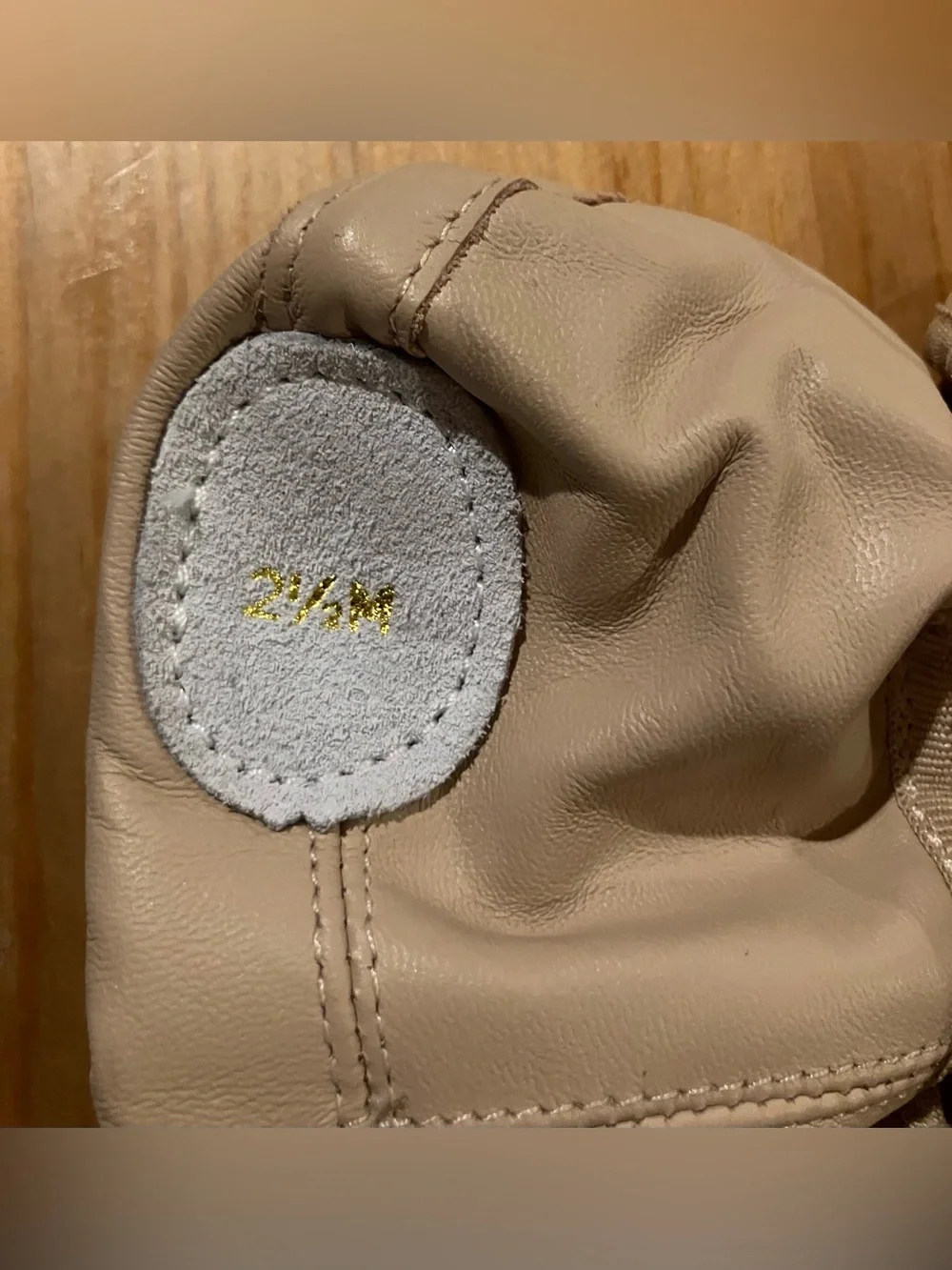 NEW Capezio Ballet SplitSole CG2002 Canvas Ballet Slippers Size 2.5M in Pink/Nud - Picture 9 of 9